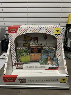 Nintendo Pokemon TCG Scarlet & Violet - 151 Poster Collection Box - 3 Packs - Image 1