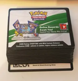 20x Pokemon TCG LIVE Booster Code Cards Evolving Skies Sent via Message - Image 1