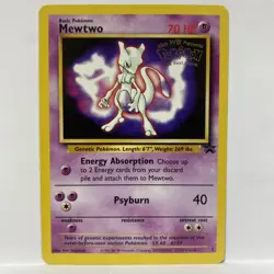 Pokemon Card - Mewtwo WB Stamped Movie Promo WOTC Promo Stamped #3 - Image 1