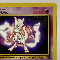 Pokemon Card - Mewtwo WB Stamped Movie Promo WOTC Promo Stamped #3 - Image 4