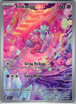 Tinkatink 216/193 - Pokemon TCG SV02: Paldea Evolved - Illustration Rare (NM) - Image 1