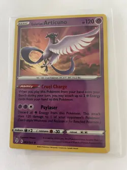 Pokemon Galarian Articuno 63/203 - Evolving Skies - Holo Rare - Pokemon TCG - Image 1