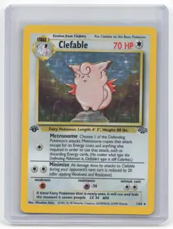 Pokemon TCG Clefable 1999 Pokemon Jungle #1/64 1st Edition - Image 1