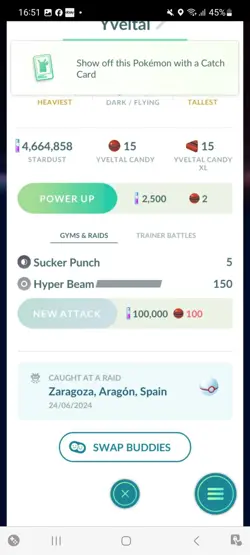 Pokemon Go Legendary Shiny Yveltal - Image 2