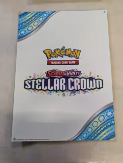 Pokemon TCG Stellar Crown Lapras Official Promo Lenticular Retail Sign 17x24 - Image 2