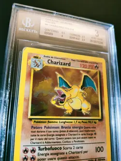 Pokemon Charizard Set Base BGS 3 Ita No Shining Goldstar - Image 4