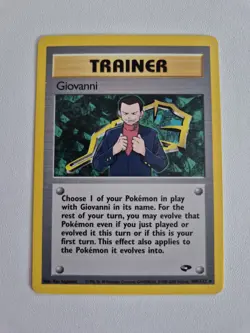 Giovanni 104/132 - Gym Challenge Pokemon Rare Non-Holo WOTC 2000 - Image 1