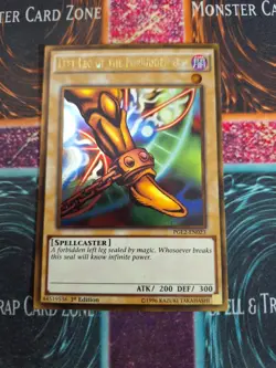 Yu-Gi-Oh! Left Leg of the Forbidden One PGL2-EN023 Gold Rare 1st Edition NM - Image 1