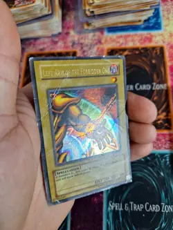 Yu-Gi-Oh! Left Arm of the Forbidden One LOB-123 Ultra Rare OG Unlimited HP - Image 4
