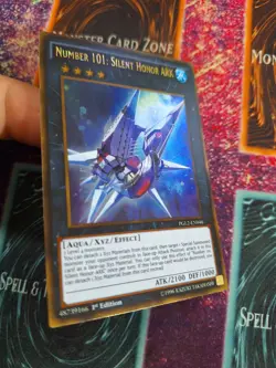 Yu-Gi-Oh! Number 101: Silent Honor ARK PGL2-EN046 Gold Rare 1st Edition NM - Image 2