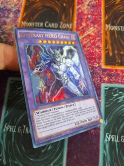 Yu-Gi-Oh! TCG Contrast HERO Chaos SDHS-EN041 Ultra Rare 1st Edition Near Mint - Image 2
