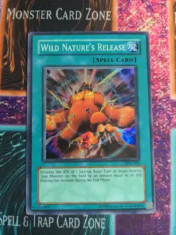 Yu-Gi-Oh! Wild Nature's Release IOC-033 OG Unlimited Super Rare NM - Image 1