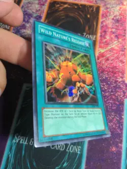 Yu-Gi-Oh! Wild Nature's Release IOC-033 OG Unlimited Super Rare NM - Image 2