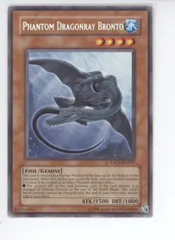 Yugioh Phantom Dragonray Bronto TAEV-EN087 1st Edition SECRET RARE NAME MISPRINT - Image 1