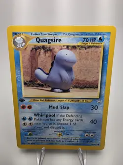 Quagsire 1st Edition 48/64 Neo Revelation WOTC Vintage Pokemon Card NM - Image 3