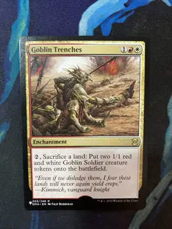 Goblin Trenches MTG Mystery Booster Rare NM x1 - Magic Card - Image 1