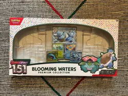 Pokemon Blooming Waters 151 Promo Cards packaging*NO PACKS* - Image 1
