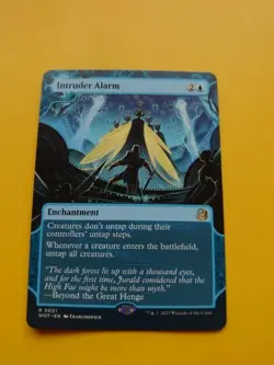 Intruder Alarm. WOT Mythic Enchantment Magic the Gathering Card. - Image 2