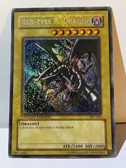 Yu-Gi-Oh! Red-Eyes B. Dragon BPT-005 Reverse Secret Rare Card TCG - Image 1