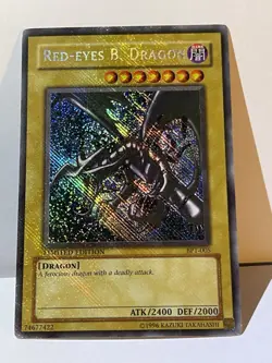 Yu-Gi-Oh! Red-Eyes B. Dragon BPT-005 Reverse Secret Rare Card TCG - Image 2