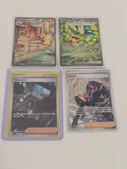 Pokemon Geeta/Giacomo/Teal Mask Ogerpon/Skeledirge SIR Full Art Holo Cards - Image 1