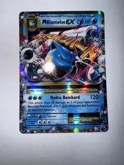 Pokemon XY Evolutions TCG M Blastoise Mega EX Holo Card 22/108 Ultra Rare NM - Image 1