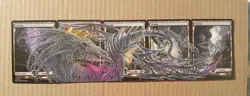 MtG BFZ Skeleton Dragon 5-Card Swamp Panorama Magic Altered Hand Painted Art - Image 1