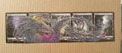 MtG BFZ Skeleton Dragon 5-Card Swamp Panorama Magic Altered Hand Painted Art - Image 2