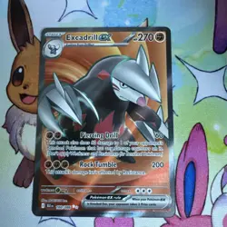 Pokemon TCG Card Excadrill Ex Full Art 160/086 Black Bolt - Image 1