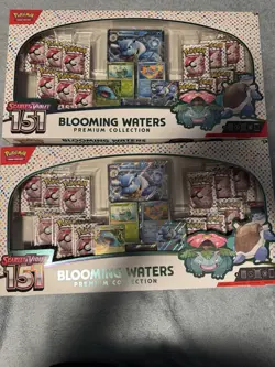 NEW SEALED Pokemon Scarlet & Violet 151 Blooming Waters Premium Collection x2 - Image 1