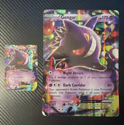 Pokemon TCG Gengar EX 34/119 Jumbo And Normal - Image 1