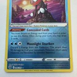 Pokemon TCG Radiant Greninja Astral Radiance 046/189 Holo Radiant Rare 2022 - Image 3