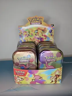 Pokemon TCG Scarlet & Violet 151 Mini Display Tin Case - Image 1