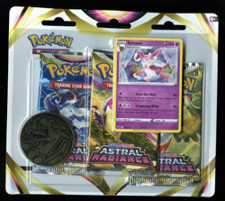 Pokemon TCG SWSH Astral Radiance Triple Blister Pack - Sylveon Promo - SEALED - Image 1