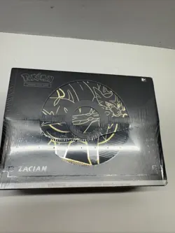 Pokemon TCG Sword Shield Elite Trainer Box Plus Zamazenta ETB New Factory Sealed 753569218804 - Image 1