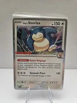SEALED Hop’s Snorlax GameStop Stamped Promo Journey Together Pokemon TCG - Image 1