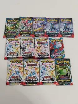 Pokemon Sealed Prismatic Evolutions/Twilight Masquerade Booster Packs - Image 1