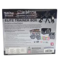 Pokemon TCG Sun &Moon Burning Shadows ETB Elite Trainer Box Sealed As Pictured - Image 4