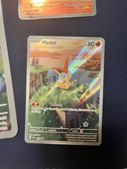 Pokemon TCG Victini SVP 208 Scarlet & Violet Promo Black Star Set - Image 3