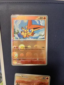 Pokemon TCG Victini SVP 208 Scarlet & Violet Promo Black Star Set - Image 2