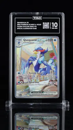 Pokemon TCG Paldea Evolved - Quaquaval ex 260/193 Special Illustration TAG 10 - Image 1