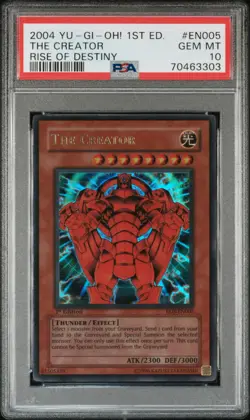 YUGIOH PSA 10 The Creator RDS-EN005 Ultra Rare 1st Edition *3303 - Image 1