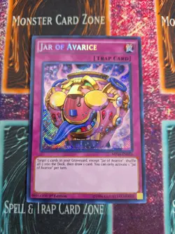 Yu-Gi-Oh! Jar of Avarice MP16-EN033 Secret Rare 1st Edition Near Mint - Image 1