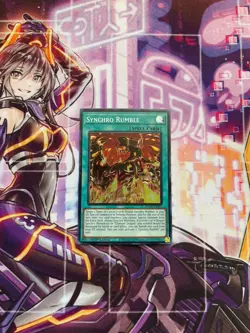 YuGiOh! TCG Synchro Rumble AGOV-EN060 Age of Overlord 1st Ed NM Super - Image 1