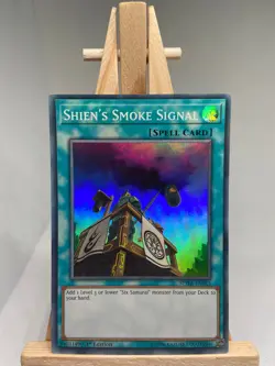 Shien's Smoke Signal - Super Rare 1st Edition SPWA-EN015 - NM - YuGiOh - Image 1