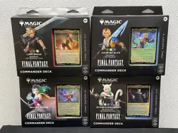 Magic the Gathering MTG Final Fantasy Commander Deck Bundle - Image 1