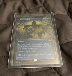 Force of Will (Borderless FOIL) - MTG - Dominaria Remastered - M/NM 🔥🔥 - Image 1