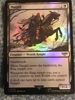 MTG Nazgul #0334 Foil Lord Of The Rings - Image 1