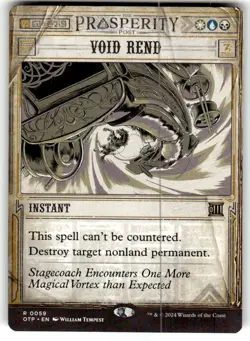 x1 Void Rend OTP Breaking News MTG 59 RARE M/NM 1x - Image 1