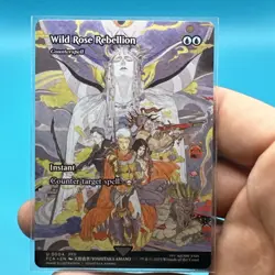 MTG Wild Rose Rebellion (0004) *Non-Foil* Showcase Final Fantasy MT/NM Amano Art - Image 3